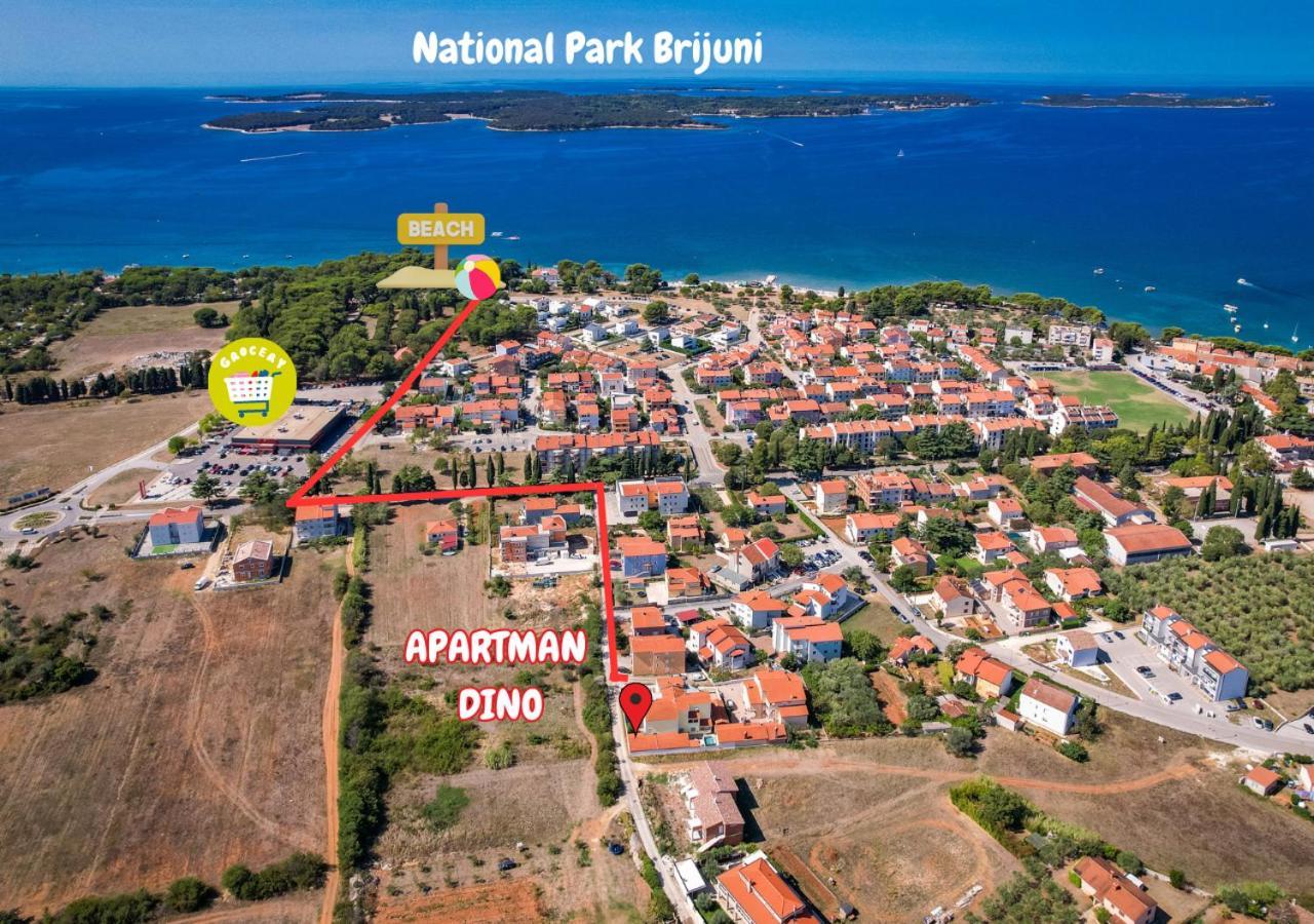 Apartman Dino Fažana Dış mekan fotoğraf